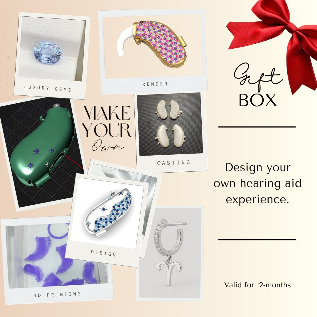 Design Your Own Hearing Aid Cover Experience & Gift Box