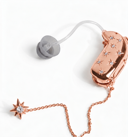 A star is Born — Left / White / Rose gold vermeil, digitally recoloured product preview
