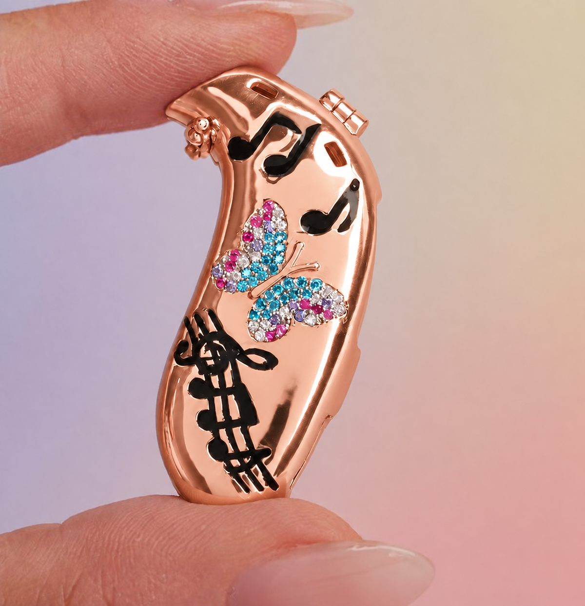 Do, Re, Mi — Left / Rose gold vermeil, digitally recoloured product preview
