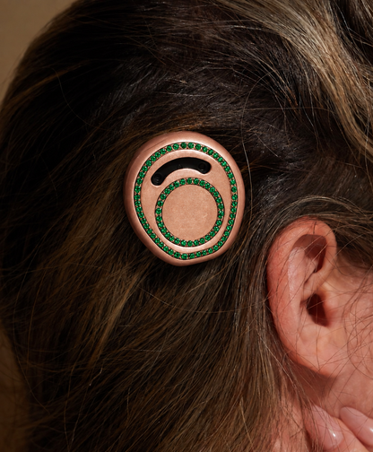 Enchanted Kanso 2/3 — One / Rose gold vermeil / Green, digitally recoloured product preview