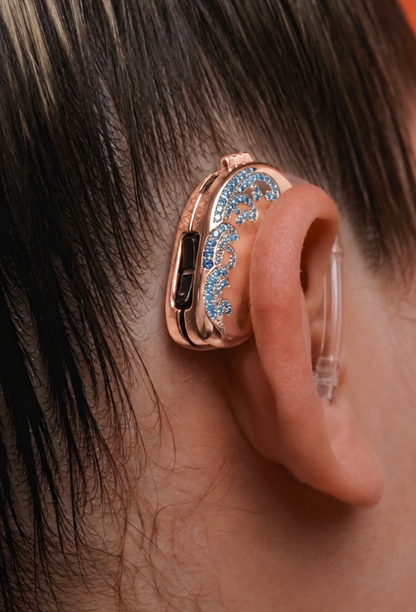 Tide Jewel — Rose gold vermeil / Left, digitally recoloured product preview