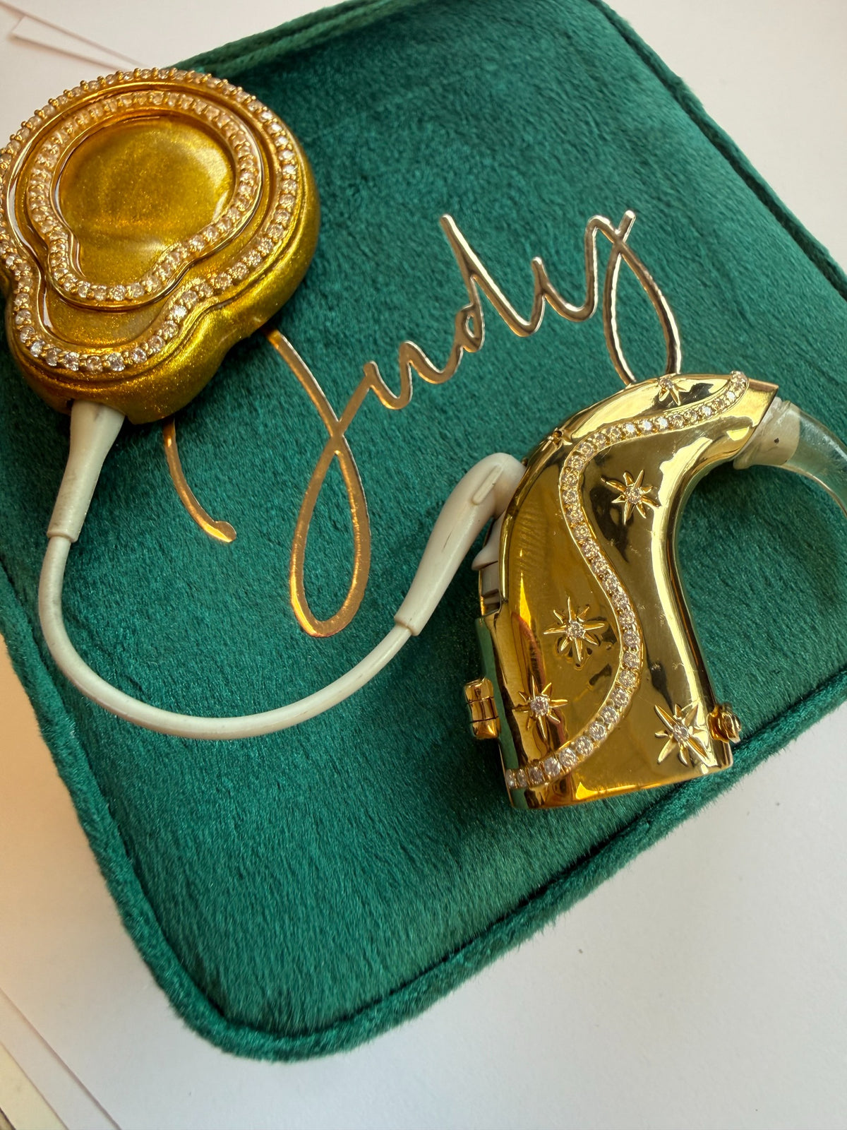 Afterglow cochlear jewellery front view