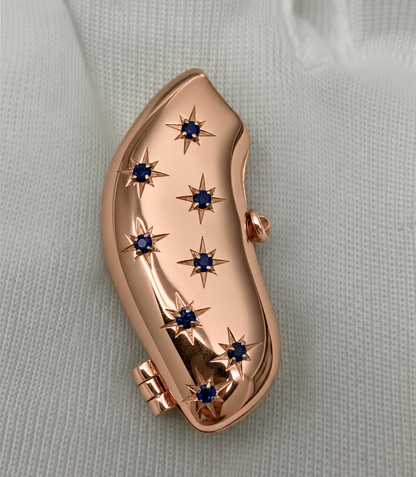 Constellation — Navy gemstones / Rose gold vermeil